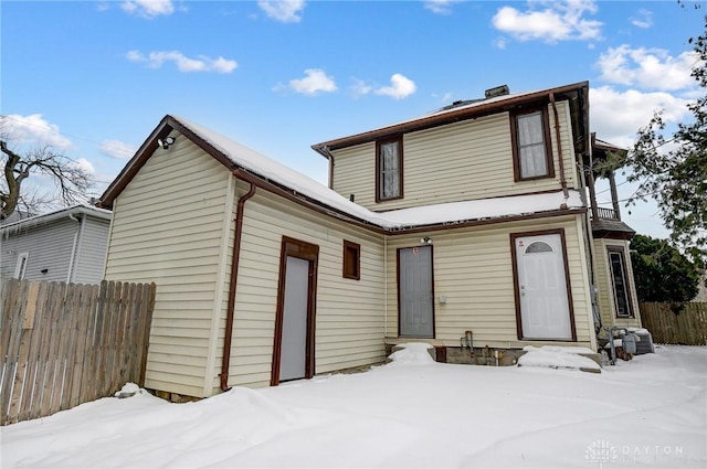 view of front of home