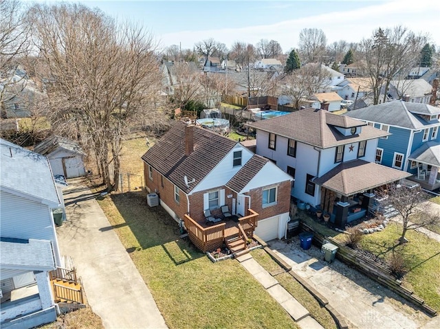 1908 John Glenn Rd, Dayton, OH 45420 - birds eye view of property featuring a residential view