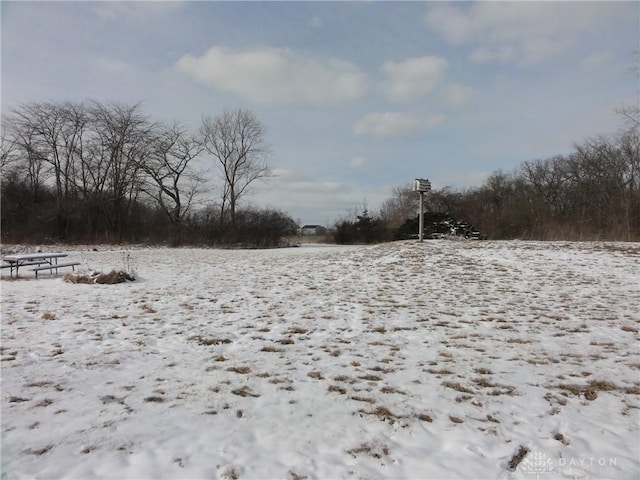 5400 S Iddings Rd, West Milton, OH 45383 - view of yard covered in snow