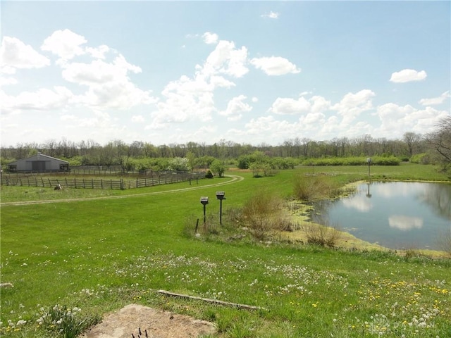 5400 S Iddings Rd, West Milton, OH 45383 - view of home's community featuring a water view and a view of rural / pastoral area