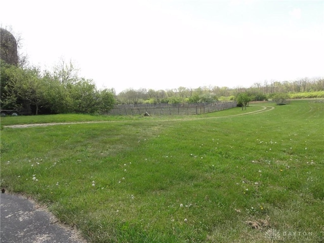 5400 S Iddings Rd, West Milton, OH 45383 - view of yard with a view of countryside
