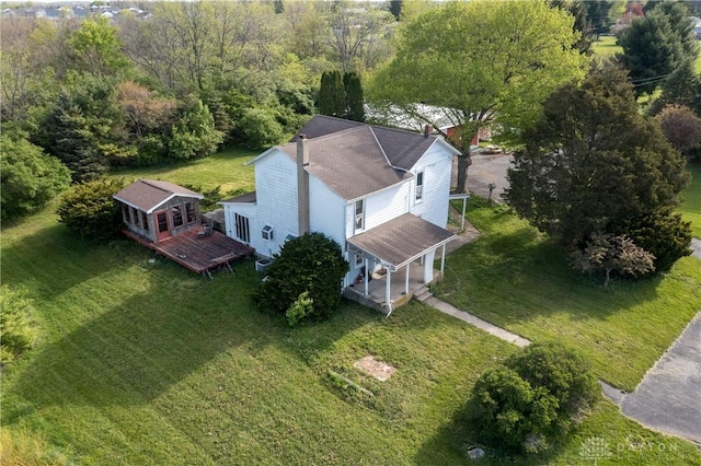 5400 S Iddings Rd, West Milton, OH 45383 - view from above of property