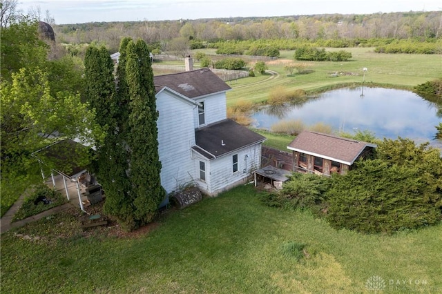 5400 S Iddings Rd, West Milton, OH 45383 - aerial view of property and surrounding area with a nearby body of water