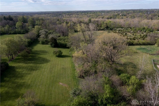 5400 S Iddings Rd, West Milton, OH 45383 - aerial view of property's location with a heavily wooded area