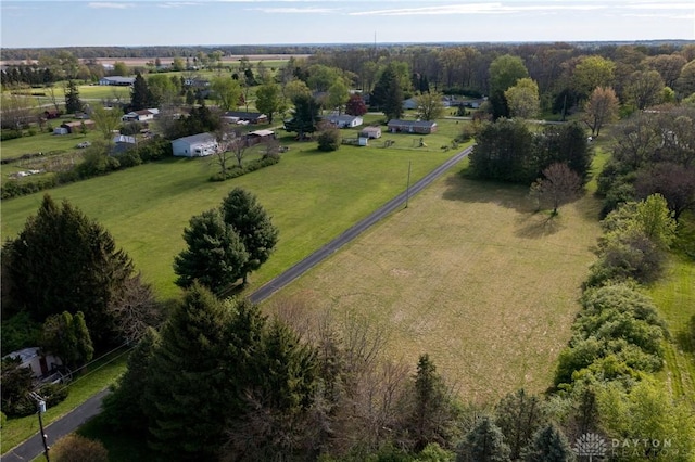 5400 S Iddings Rd, West Milton, OH 45383 - aerial overview of property's location with rural landscape