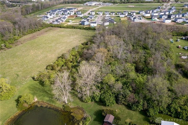 5400 S Iddings Rd, West Milton, OH 45383 - aerial view of property's location with a nearby body of water and nearby suburban area