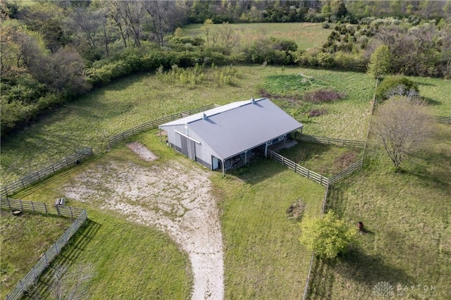 5400 S Iddings Rd, West Milton, OH 45383 - overview of rural landscape with agricultural land