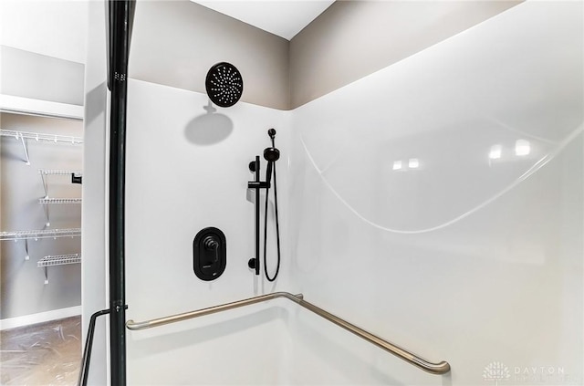 room details with walk in shower