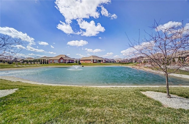 water view with a residential view