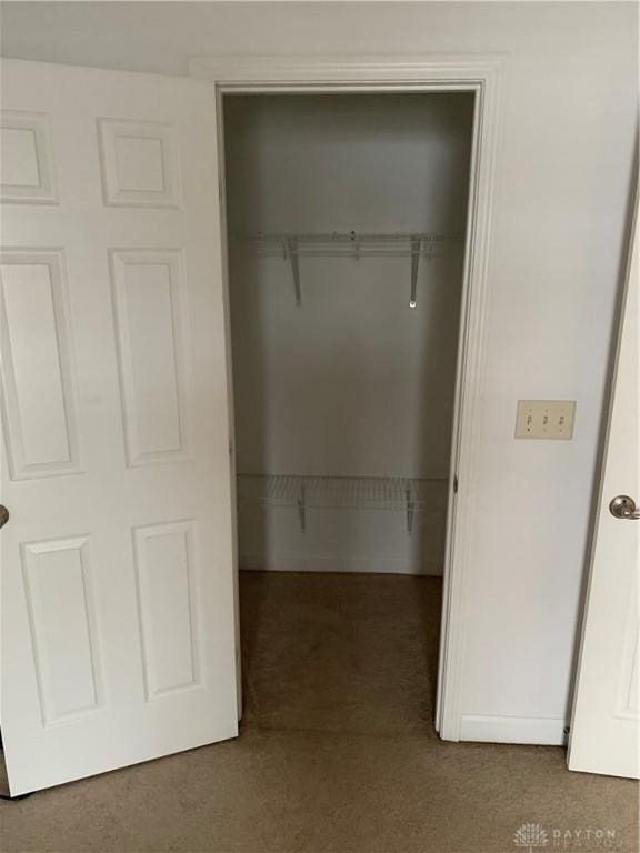 view of closet