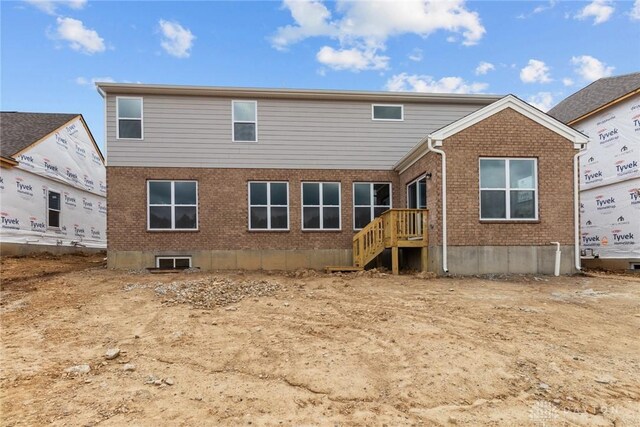 2881 Sky Crossing Dr Unit 55, Beavercreek, OH 45434 - rear view of property with brick siding