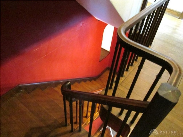 view of stairs