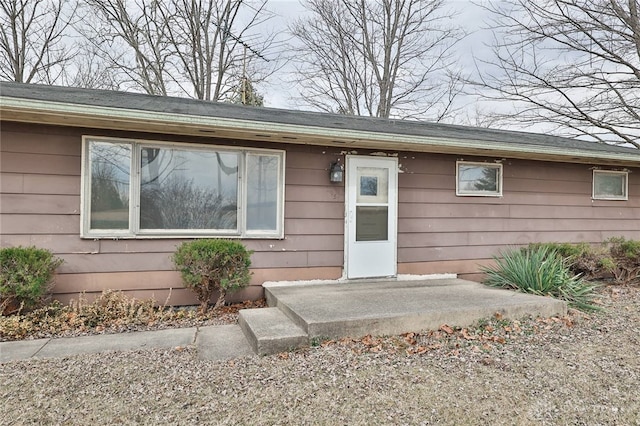 view of entrance to property