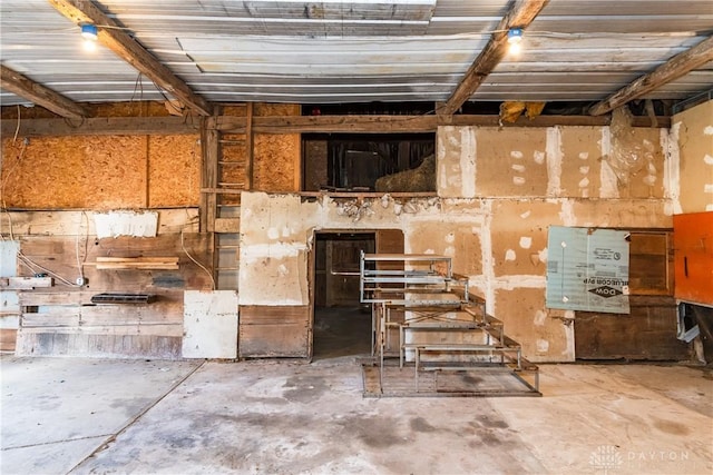 miscellaneous room featuring concrete flooring