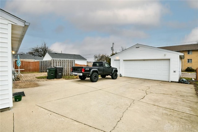 exterior space featuring fence