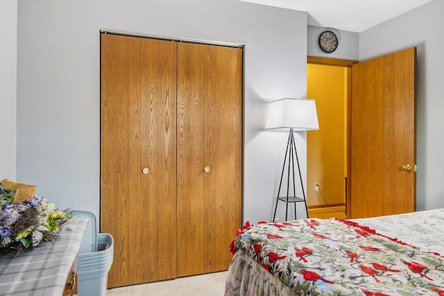 bedroom featuring a closet