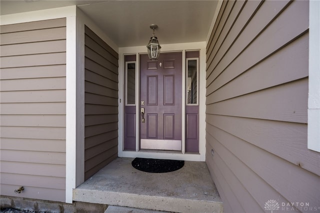 view of entrance to property