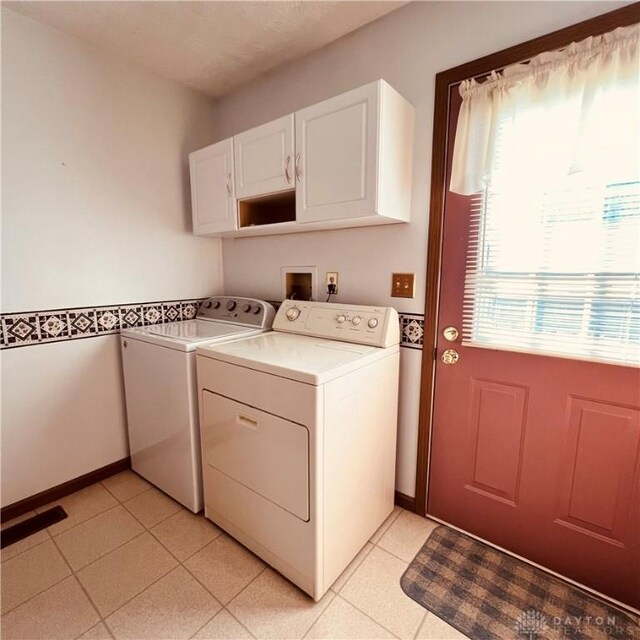 1181/2 Springlake Ave Middle, Unit Middle, Hillsboro, OH 45133 - laundry room with cabinet space and independent washer and dryer