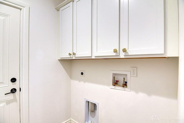 9471 Banyan Ct, Dayton, OH 45458 - clothes washing area with cabinet space, washer hookup, and electric dryer hookup