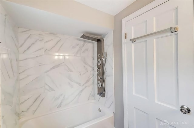 bathroom with shower / bathtub combination