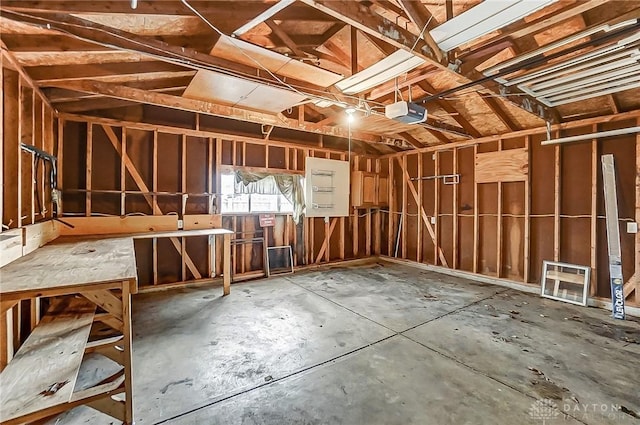 miscellaneous room featuring a garage