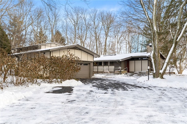 view of front of house featuring an attached garage