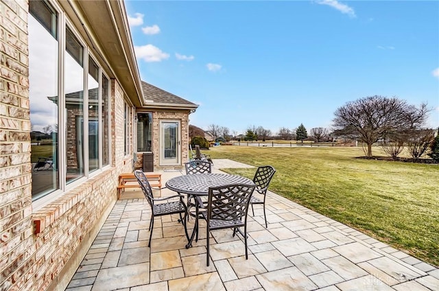 view of patio / terrace with outdoor dining area