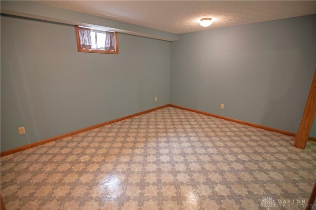 1250 Yankee Woods Dr, Washington Twp, OH 45458 - basement featuring baseboards and a textured ceiling