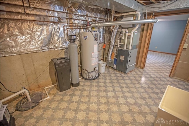 1250 Yankee Woods Dr, Washington Twp, OH 45458 - utilities with gas water heater and heating unit