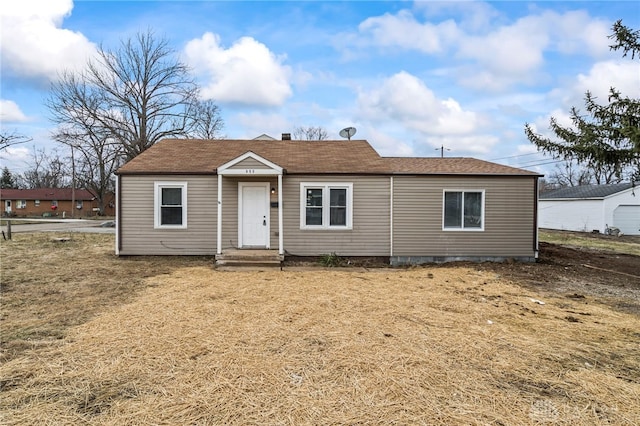 view of front of house featuring crawl space