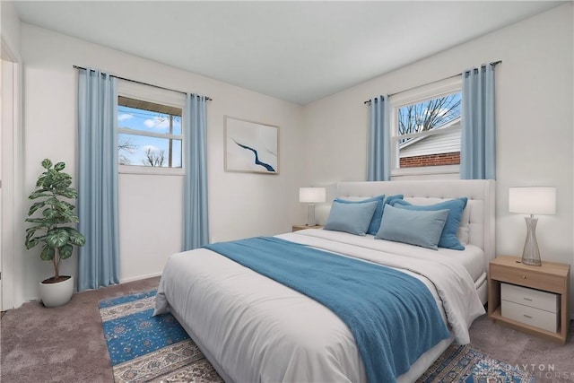 bedroom featuring carpet floors