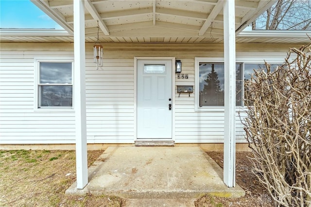 view of entrance to property