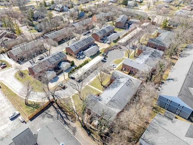 drone / aerial view featuring a residential view