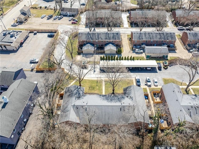 bird's eye view featuring a residential view