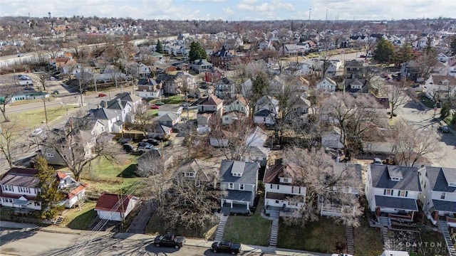 bird's eye view featuring a residential view