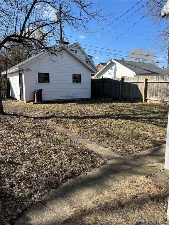 1205 Pursell Ave, Dayton, OH 45420 - view of side of home with fence