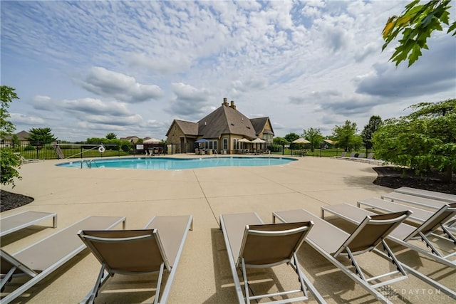 1226 Normandy Rue, Clearcreek Twp, OH 45458 - pool with a patio area and fence