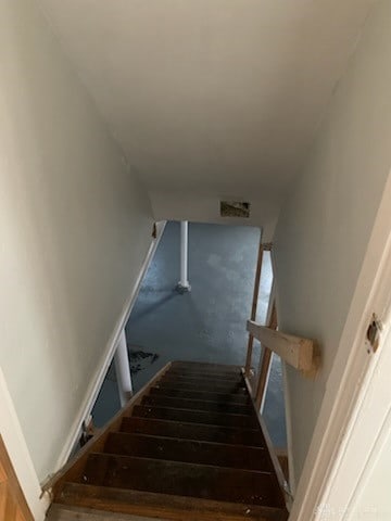 view of stairs