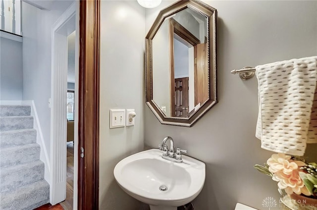 bathroom with a sink