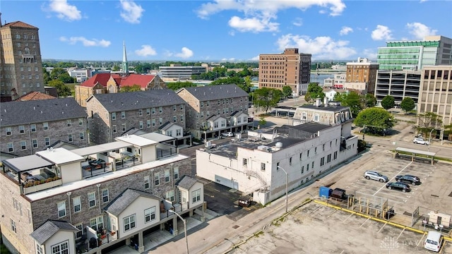 121 Lowe Ln, Dayton, OH 45402 - bird's eye view with a city view