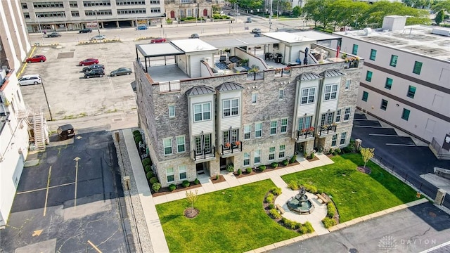 121 Lowe Ln, Dayton, OH 45402 - bird's eye view