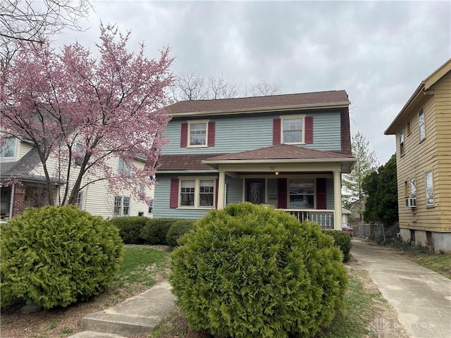 50 Woodcrest Ave, Dayton, OH 45405 - view of front of home with a shingled roof and cooling unit