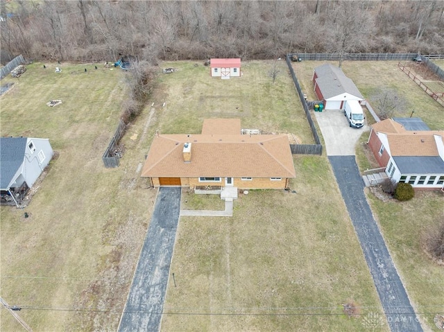 drone / aerial view