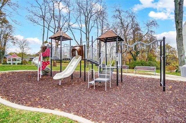 view of communal playground