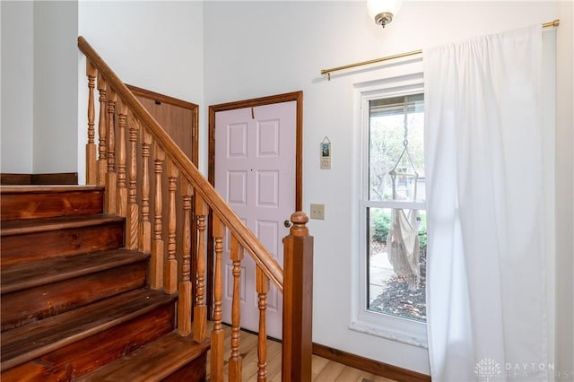 entrance foyer with stairs