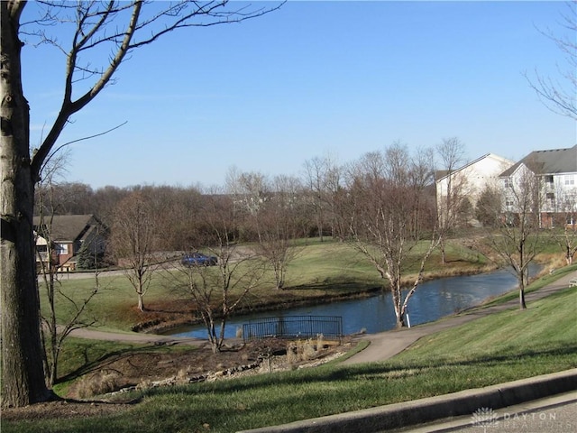 view of water feature