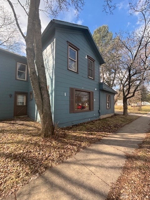 view of front of home featuring board and batten siding