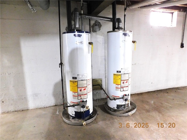 utilities with water heater