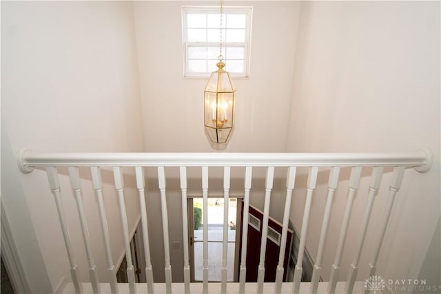 view of staircase