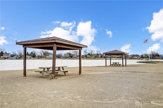 view of home's community with a gazebo